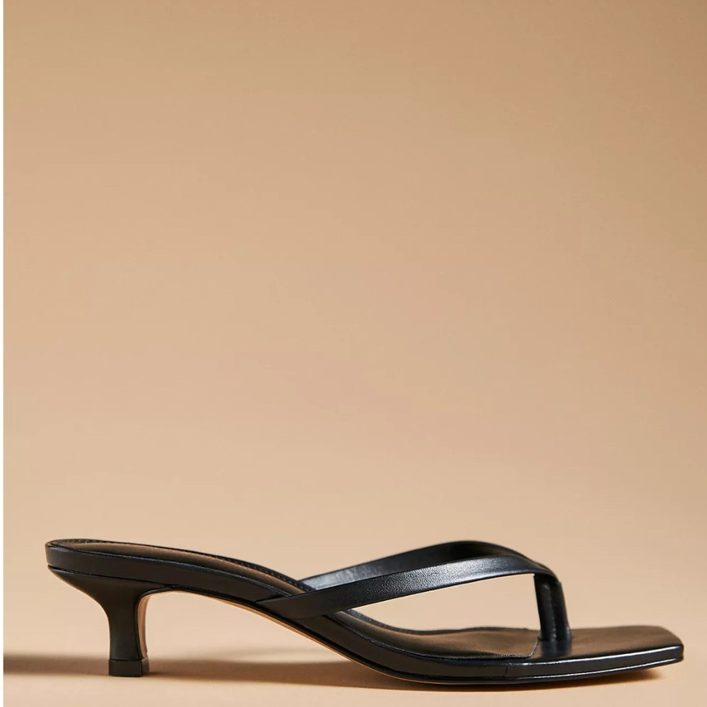 NWT Anthropologie Thong Kitten Heels - Picture 2 of 2
